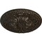 Ekena Millwork Amelia Ceiling Medallion (Fits Canopies up to 2 3/8"), Hand-Painted Stone Hearth, 19 5/8"OD x 3/4"P CM20AMSHF - alternate 3